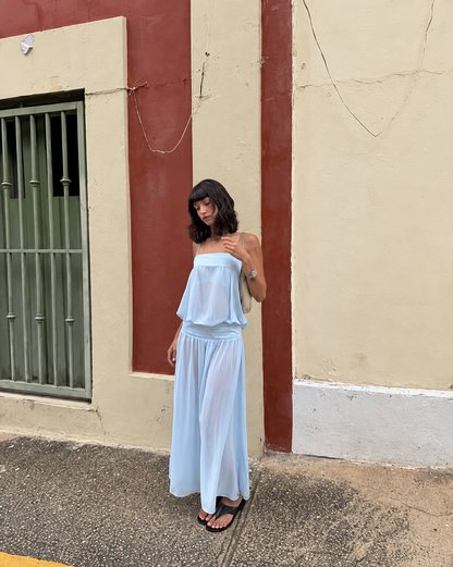 Gracia maxi dress in Pale Blue