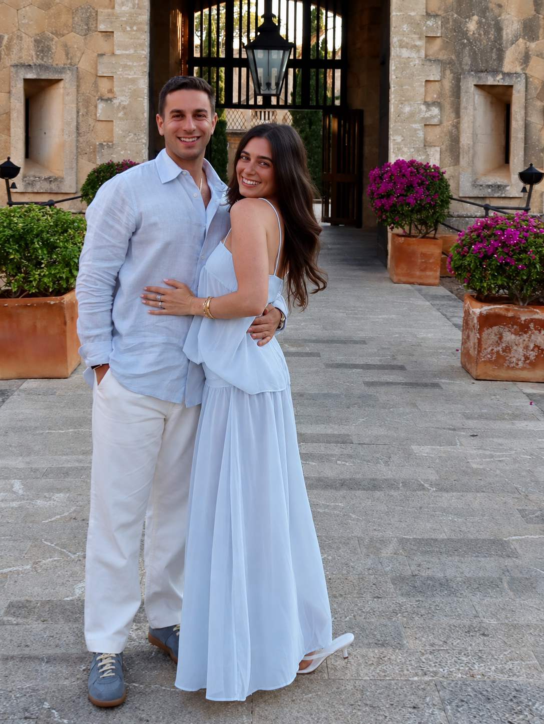 Gracia maxi dress in Pale Blue