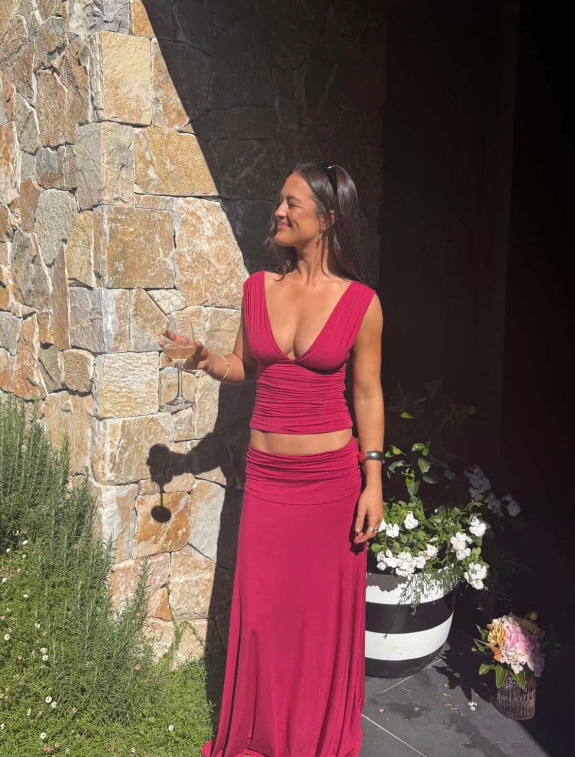 Solis set in Cerise