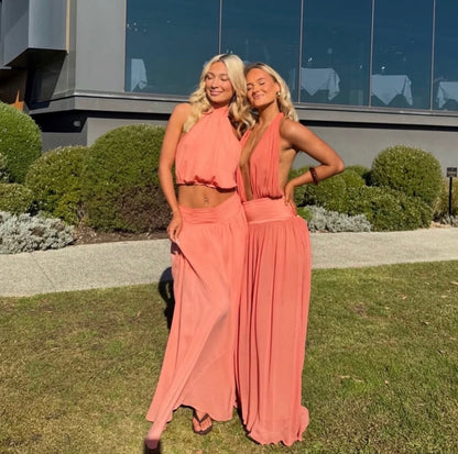 Melanie set in Coral