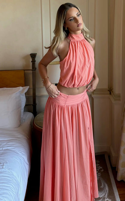 Melanie set in Coral