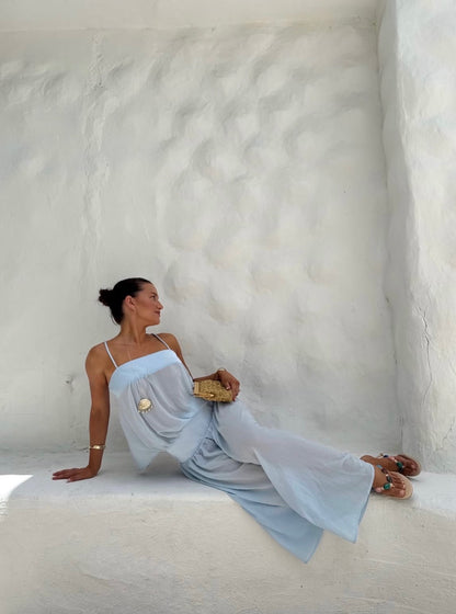 Gracia maxi dress in Pale Blue
