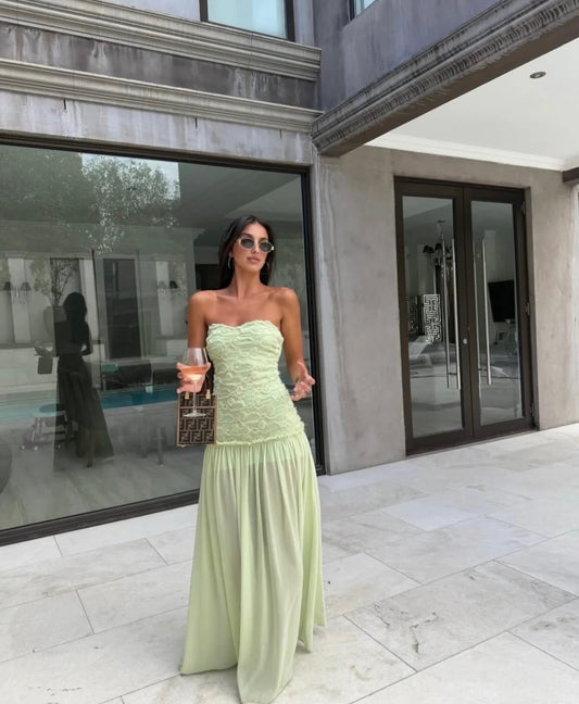 Renata maxi dress in Mint