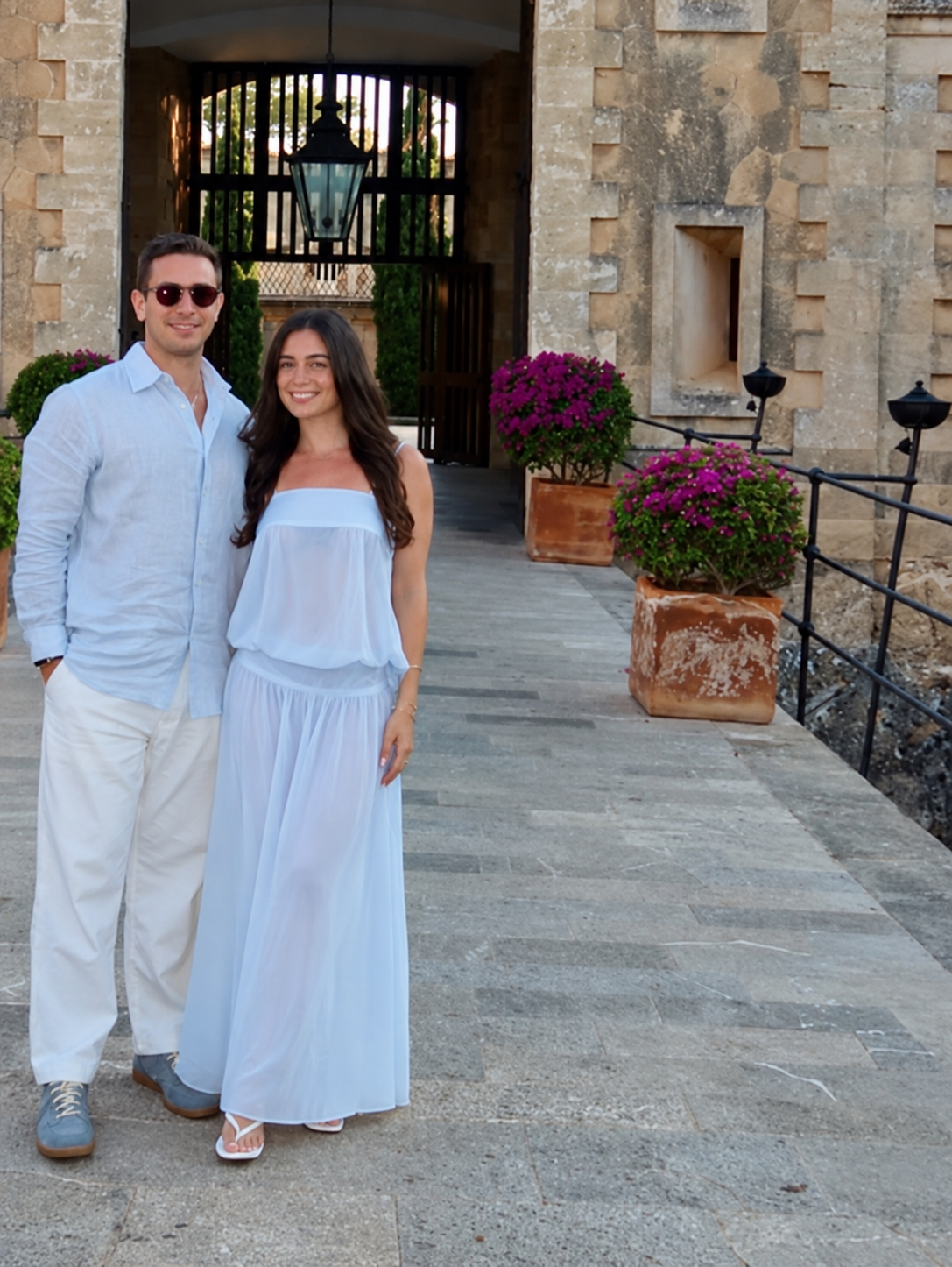 Gracia maxi dress in Pale Blue